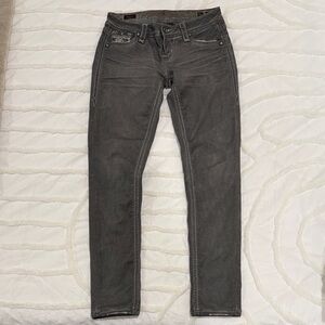 Rock Revival Dark Gray Women's Skinny Jeans